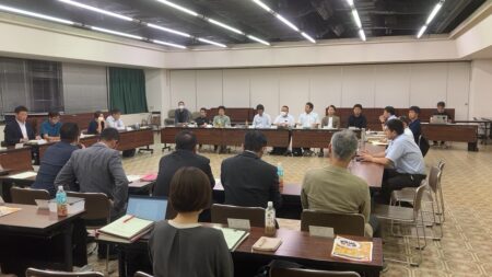 理事会後に情報交換の場を設定（10月9日）