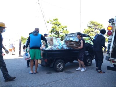 氷見市立窪小学校「資源回収」7月7日