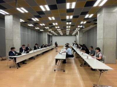 滑川市小中学校PTA連合会と滑川市議会議員との意見交換会（7月3日）