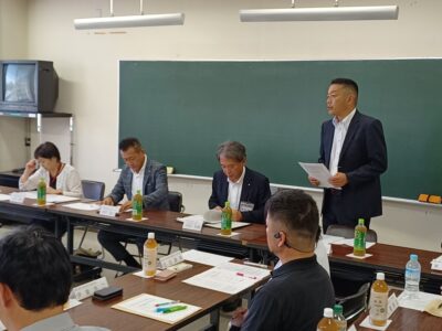 富山県小・中学校長会と冨山県ＰＴＡ連合会との懇談会（8月1日）