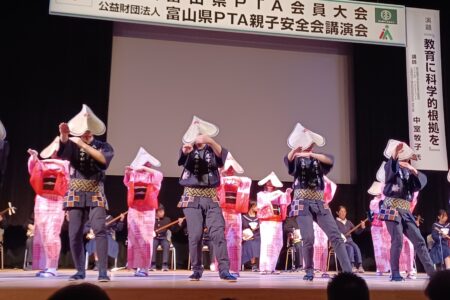 おわら風の盆　　富山市立八尾中学校郷土芸能部の皆さん