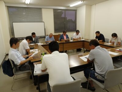 第２回東陸ブロック分科会発表・研究指定ＰＴＡ打合せ会（７月25日開催）