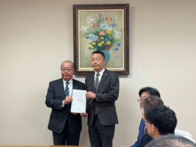 県知事への要望書の提出（１月14日）